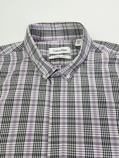 Calvin Klein Extreme Slim Fit Size 15.5 34-35 Hidden Buttons Button Down Shirt