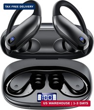 Wireless Earbuds Bluetooth 5.3 Sport Headphones with Earhooks,IPX7 Waterproof Ea