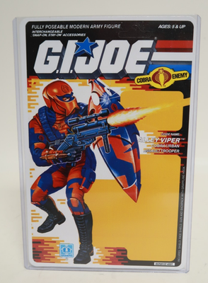 Alley Viper Cobra Urban GI Joe Repro Reproduction Cardback Figure