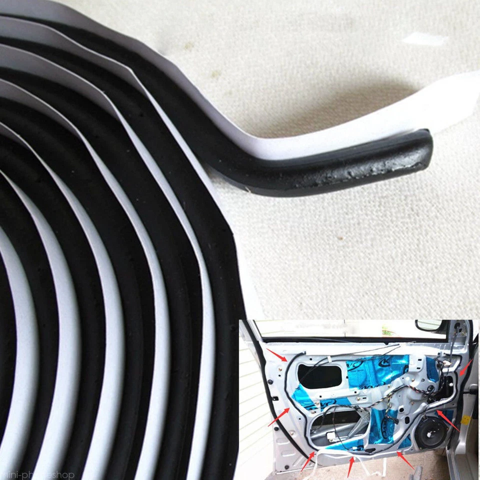 4M Butyl Tape Rubber Glue Headlight Door LED Sealant Retrofit Reseal Strip Roll - Image 2 of 4