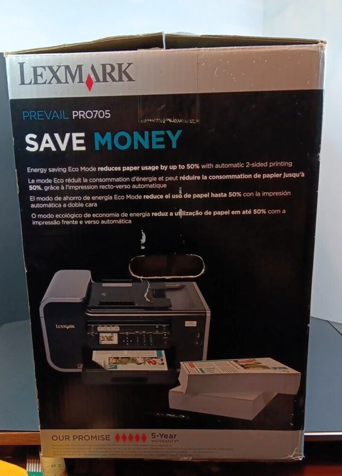 NEW Lexmark Prevail Pro705 All-In-One Inkjet Printer With Ink! - Image 2 of 4