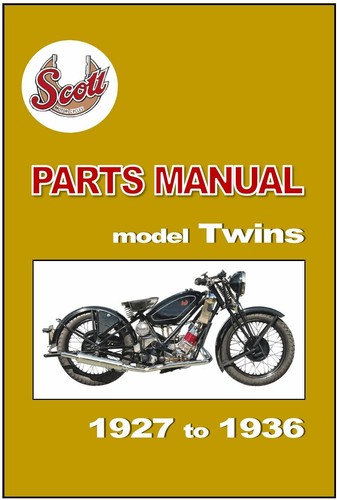 SCOTT Parts Manual All Twins 1927 1928 1929 1930 1931 1932 1933 1934 1935 1936 - Picture 1 of 4