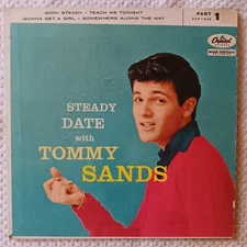 Steady Date With Tommy Sands, Part 1, EP, 45rpm, Capitol Records EAP 1-848