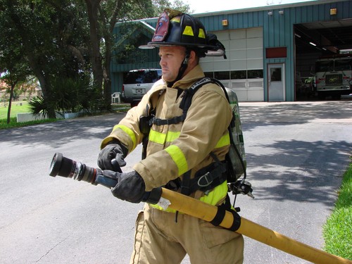 Feuerwehr Seil Schlauch Werkzeuggurt - schwarz mit 3 m reflektierend - Sav-A-Jake - Bild 8 von 13