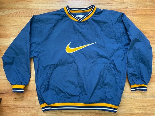 VTG 90S NIKE 3XL BLUE NYLON LINED WINDBREAKER V NE
