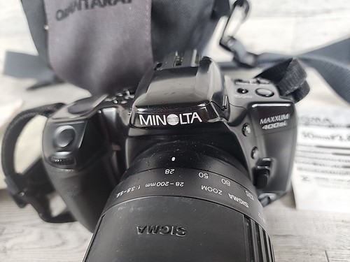 Minolta Maxxum 400SI Kamera & Objektiv mit Sigma AF 50mm F2.8 EX Objektiv & Tasche - Bild 8 von 15