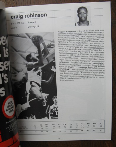 1981-1982 "Princeton Basketball Program" 2/19/82 vs. Brown and 2/20/82 vs. Yale - Picture 2 of 2