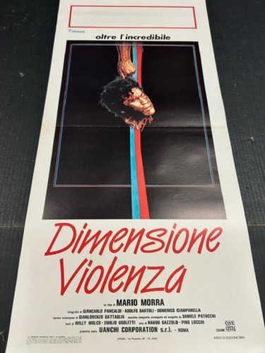 1984 Savage Zone  ITALIAN LOCANDINA MOVIE POSTER Kenneth Belton