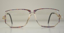 Cazal Vintage Eyeglasses - NOS - Model 360 - Col 793- Gold, Multi Blue, Purple