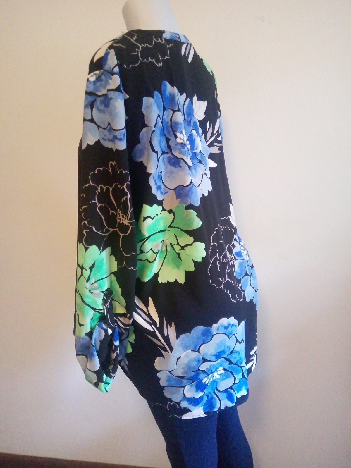 RAFAELLA Women's túnic blouse floral Long Sleeve Size XL/TG/EG eBay