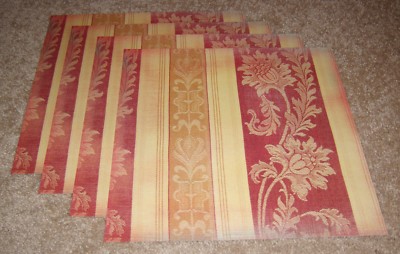 Daisy D's Vintage Single Sided Scrapbook Paper(4)....Damask Stripe