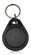 200 RFID Proximity Key Fobs 26 Bit Wiegand H10301 Keyless 125 kHz--Thin, Grey
