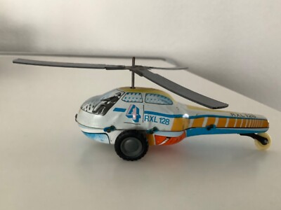 Blechspielzeug, Polizeihubschrauben, Helikopter, RXL 128, Lemezarubyar