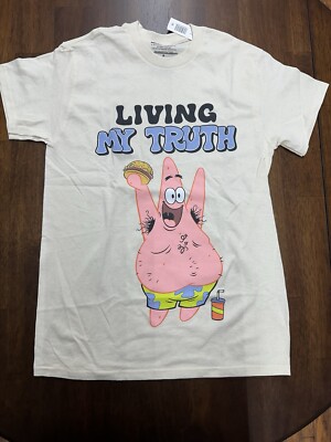Living My Truth Patrick Spongebob Size Small
