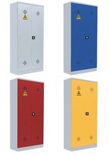 Umweltschrank Gefahrstoffschrank Pflanzenschutzschrank 195x92cm 4 Farben wählbar