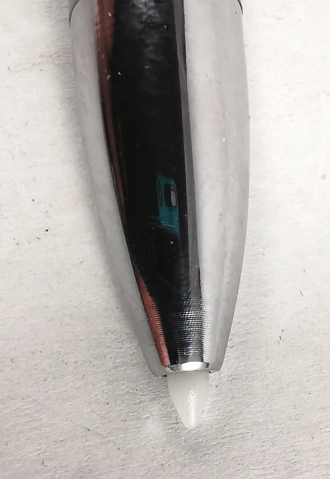 Bolígrafo Vintage Metal Color Plata Suiza Original Coleccionable Foto 4 de 4