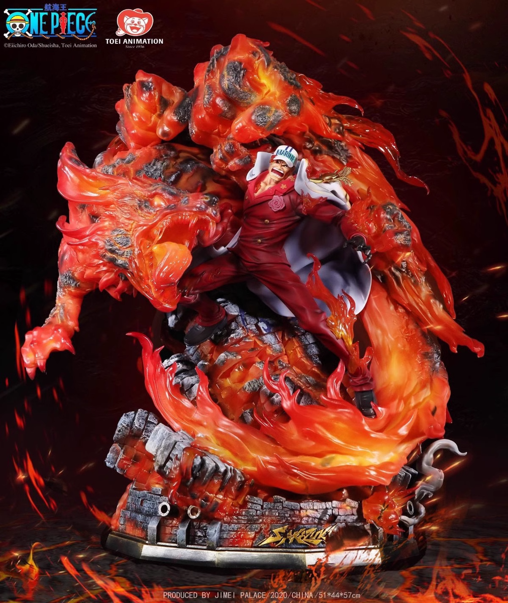 Jimei Palace One Piece Admiral Akainu Red Dog Sakazuki Resin