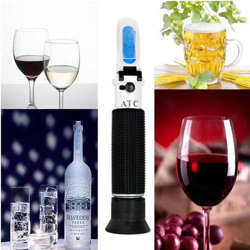 Beer Wort Wine Refractometer Handheld Sugar Concentration Meter Brewing Tester - Picture 12 of 20