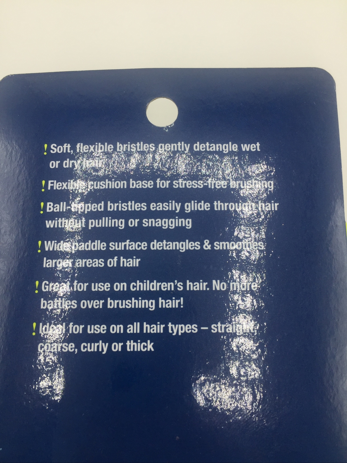 CONAIR TearFree, Gently Detangling Paddle Hair Brush Wet or Dry Hair