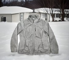 Magellan Outdoors Jacket Womens Xl Gray Full Zip Polyester Spandex Zip Pockets