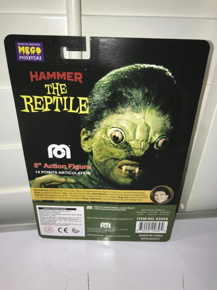 The Reptile Hammer Movies MEGO 8" figura de acción terror Foto 2 de 2