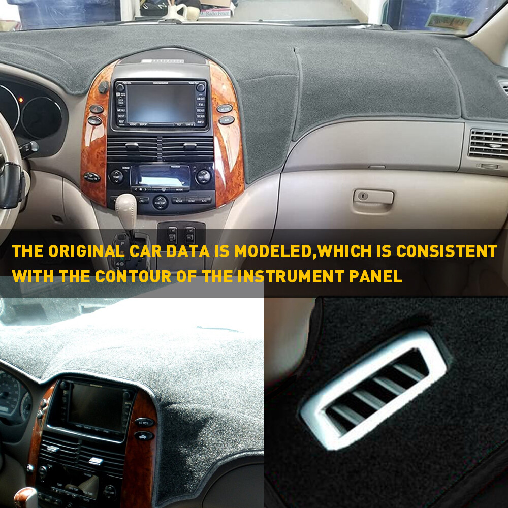 For Toyota Sienna 2004-2008 2009 2010 Car Dashboard Cover Dashmat