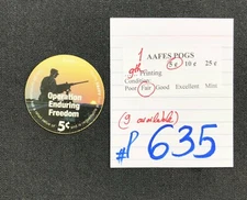 AAFES POGS, 9th Series/Printing, 1 POG, 5¢ , #P635, FAIR