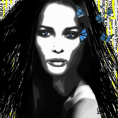 Ausstellungsstück! Love u inovice 95x95  Acrylglas Bild/Loft/Glas/Pop Art