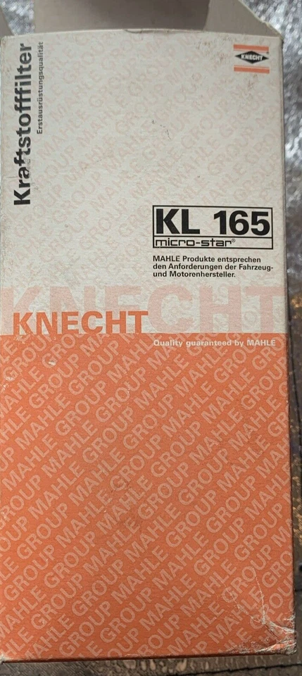 MAHLE KL165 FUEL FILTER SMART FORTWO 0.8 CDI 1998-2007 GENUINE OEM - Image 4 of 4