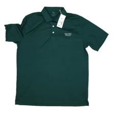Puma Mens Dark Green Orlando Health Arnold Palmer Invitational Pure Golf Polo L
