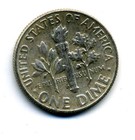 1964 D Roosevelt Dime US 10 Cent U.S America SILVER UNITED STATES 10c Coin #7379 — photo 2