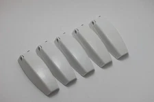 5 PACK - RV CAMPER TRAILER BAGGAGE DOOR CLIPS COMPARTMENTCATCH HOLDERS 888 WHITE