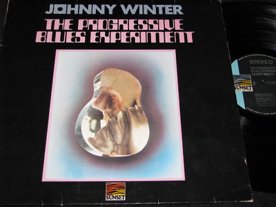 JOHNNY WINTER The Progressive Blues Experiment / German Reissue LP SUNSET 50264