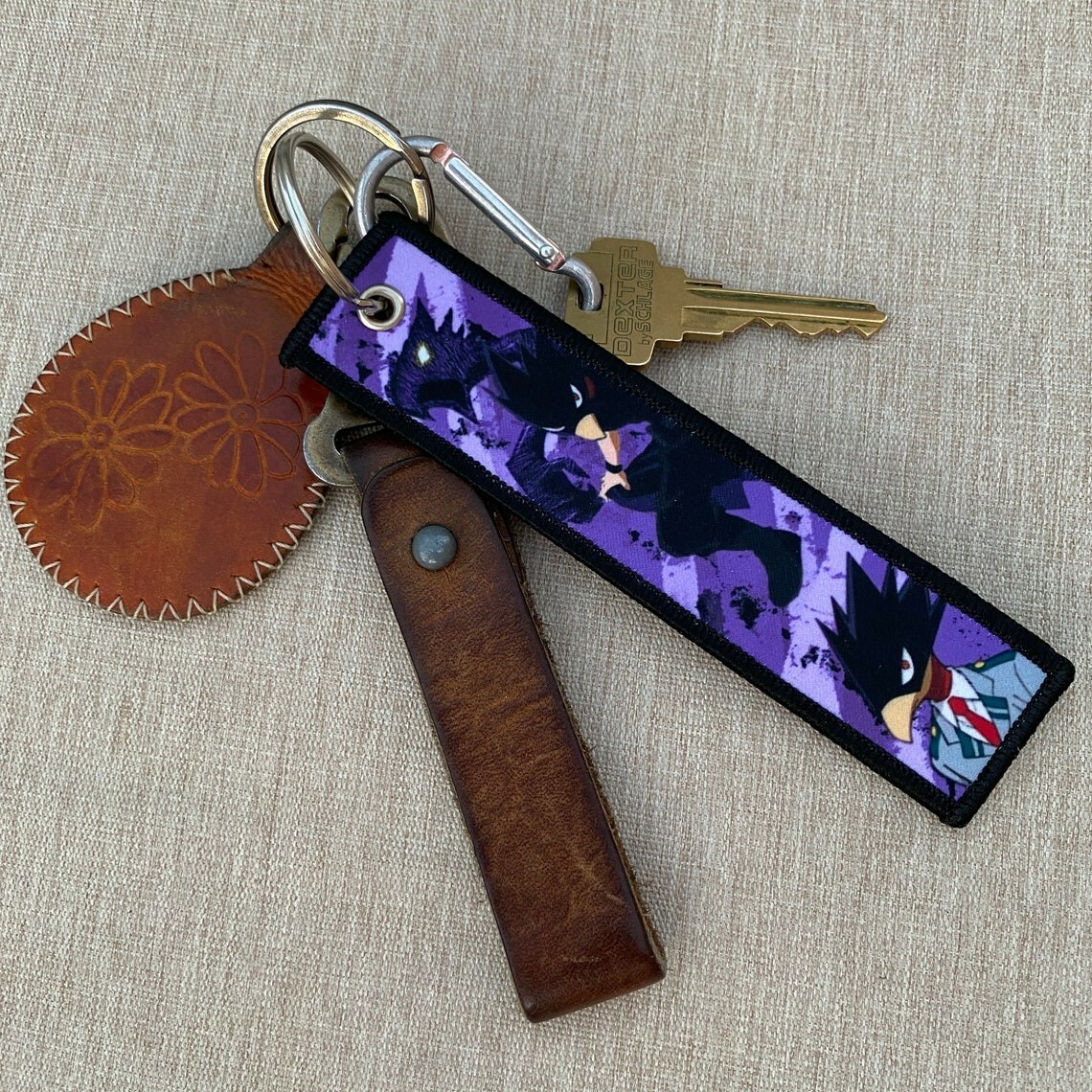 NUEVO Llavero My Hero Academia Fumikage Tokoyami Tela Sombra Oscura