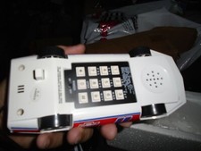 CORVETTE Car Phone Vintage Button 1980 Electric White Home Telephone Exxon