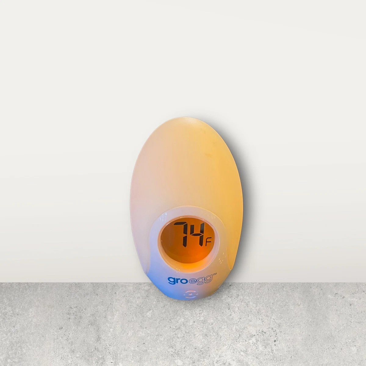 Night Light Digital Room Thermometer Gro-egg