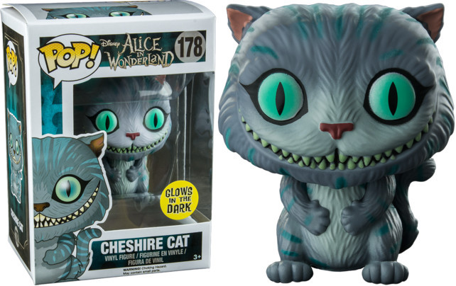 FunkoPop！178 CHESHIRE CAT チシャ猫 Cheshire Cat Glow in the Dark GITD Disney Alice POP! #178
