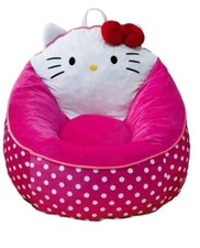 Hello Kitty Kids' Compressed Foam Bean Bag Chair, Pink