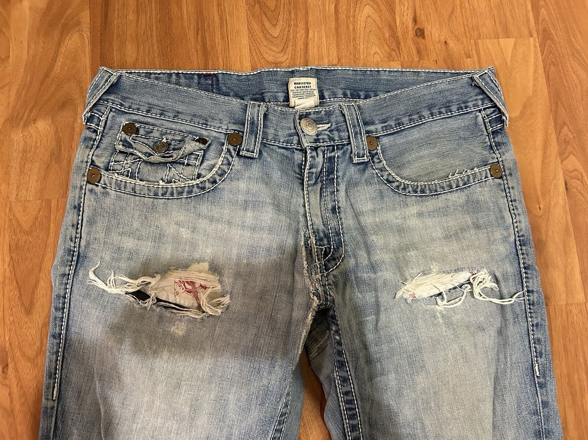 true religion RAINBOW JOEY デニムパンツ True Religion World Tour Rainbow Joey Denim Jeans Men's 36”x