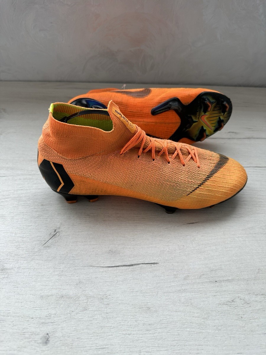 Nike Mercurial Superfly VI Elite FG Total Orange Left US11 Right
