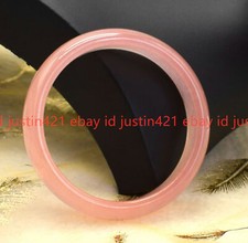 Natural Pink Jade Jadeite Gemstone Bangle Bracelet 56-62mm Women Jewelry