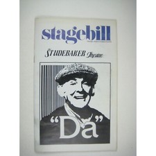 Da Stagebill 1979 Studebaker Theatre Chicago Bernard Hughes Leonard Bernhardt