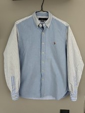 NWT POLO RALPH LAUREN Men's M Long Sleeve Classic Oxford Button Down Shirt Blue