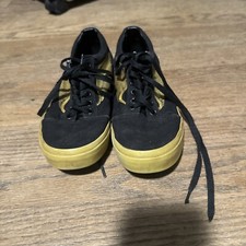 Harry Potter Vans Golden Snitch I Open at the Close Shoes Gold Black Kids Sz 3.5