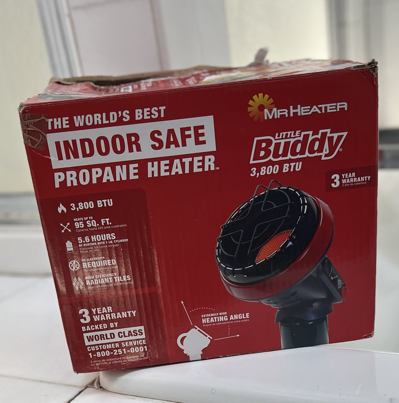 Mr Heater A335100 Recon Little Buddy Portable Propane Radiant Heater