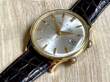 Rare Vintage Men's Citizen Alarm Date Winding 37mm Wrist Watch