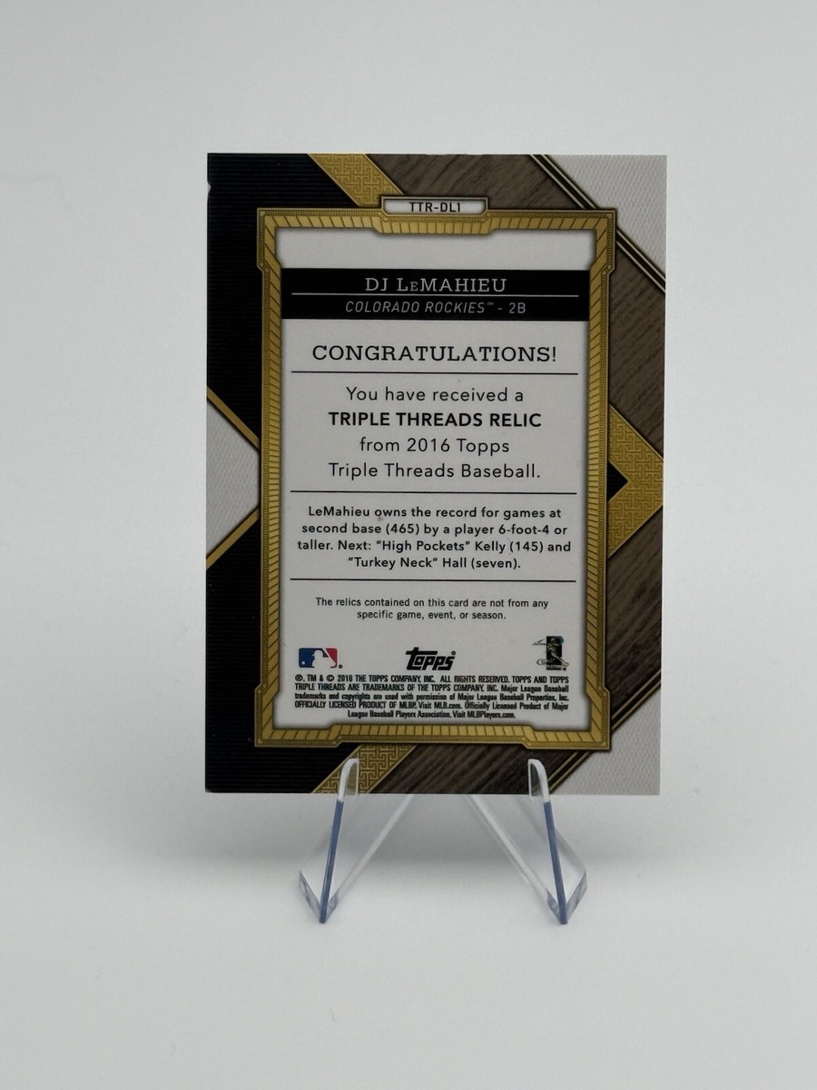 イチロー TRIPLE THREADS RELICS LEGEND First Look | 2024