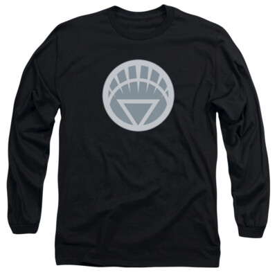 GREEN LANTERN WHITE SYMBOL Licensed Men's Long Sleeve Graphic Tee Shirt SM-3XL 
