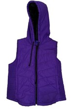 Purple Girls Puffer Vest From City Streets Size L. Great condition