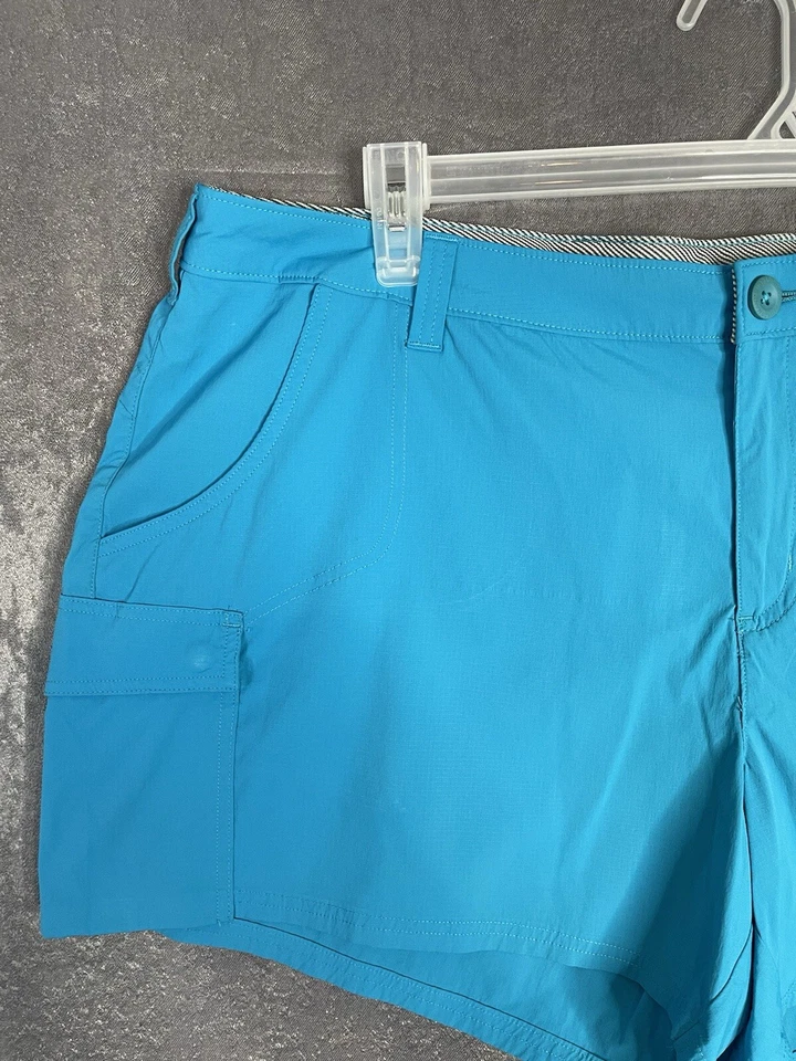 Pantalones cortos de pesca para mujer World Wide Sportsman azules talla 20W (42Wx5L) Foto 2 de 4